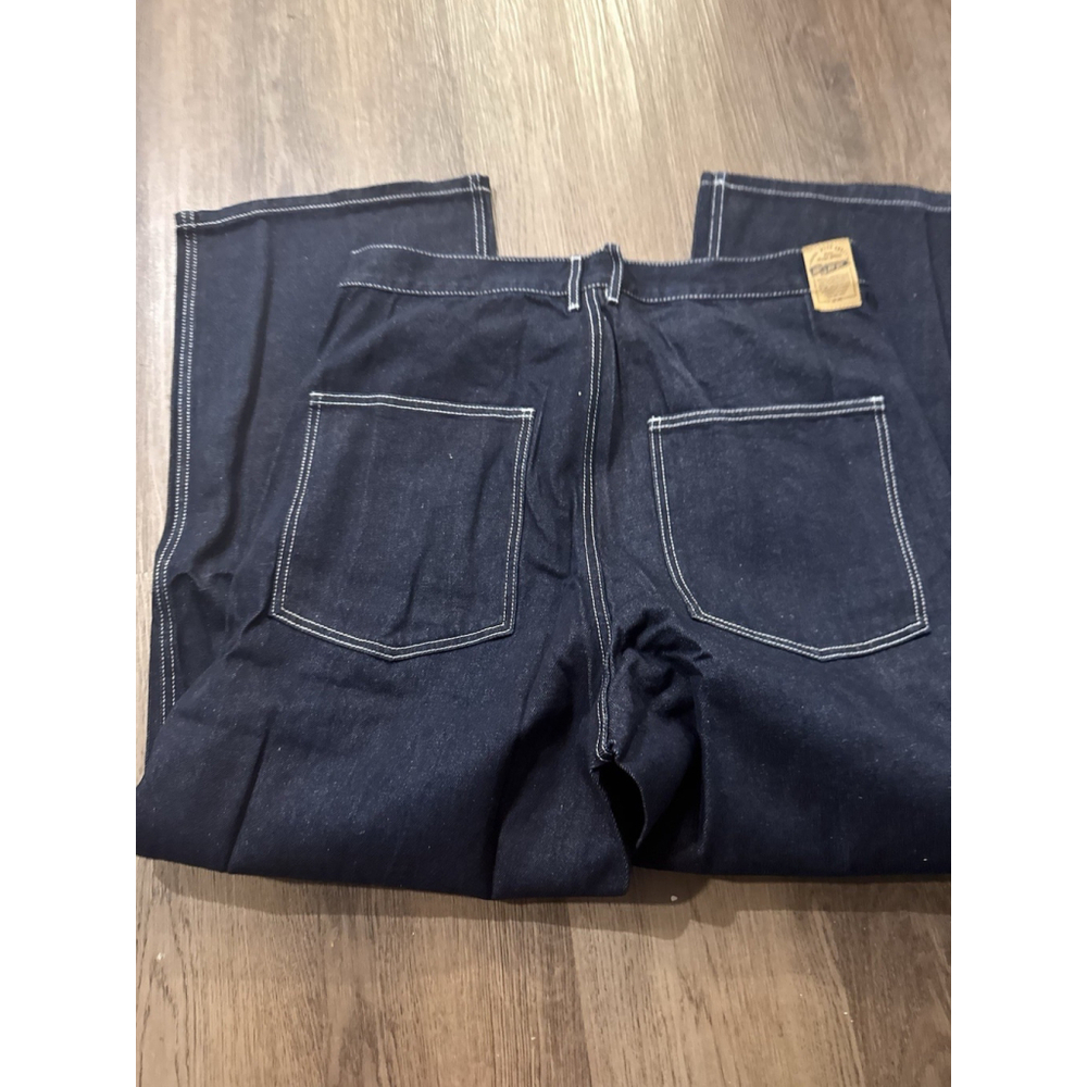 Men’s Retro Design Jeans Straight Denim Pants Casual Trousers Made EST 1983 - Picture 5 of 7